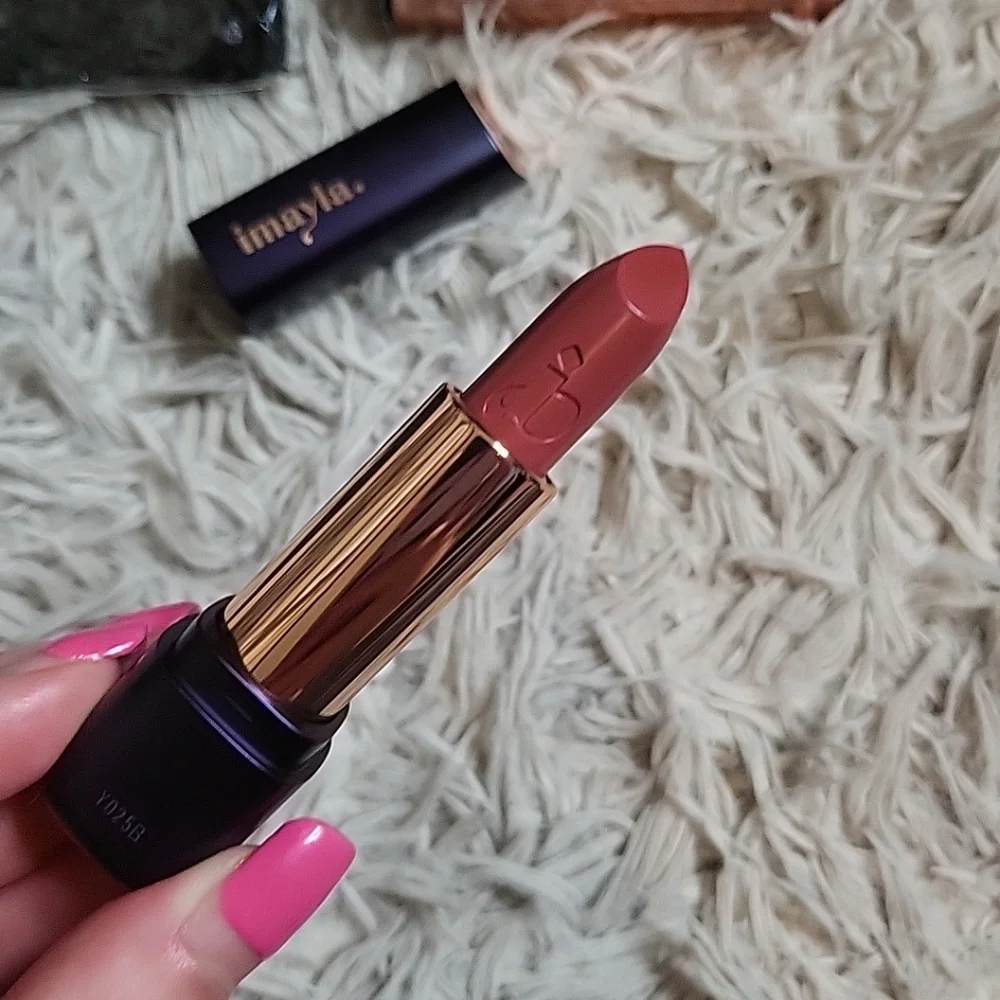 Lippy Bundle Lippies imayla The One Hydrating Cream Lipstick & Sequin Bag Lot ✨️